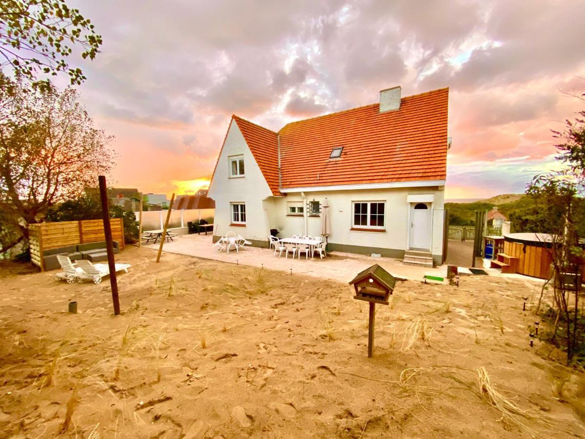 Villa Friedolin Heeft Zicht Op Zee En Duinen, In Duinenreservaat, Hot Tub Met Jacuzzi En Sauna Met Zeezichten Te Oostduinkerke Dış mekan fotoğraf
